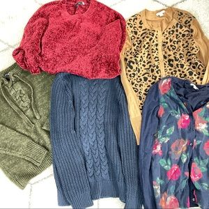 Sweater bundle or choice of 1